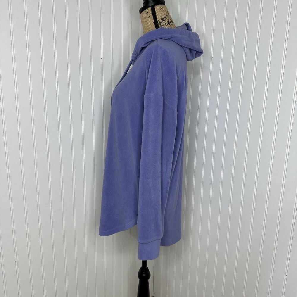 PacSun Lavender Fleece Hoodie Sz M Purple Coastal Granddaughter Soft Girl Cozy - Picture 4 of 13